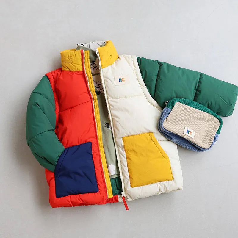 Hooded Cotton Padded 2 In 1 Jacket