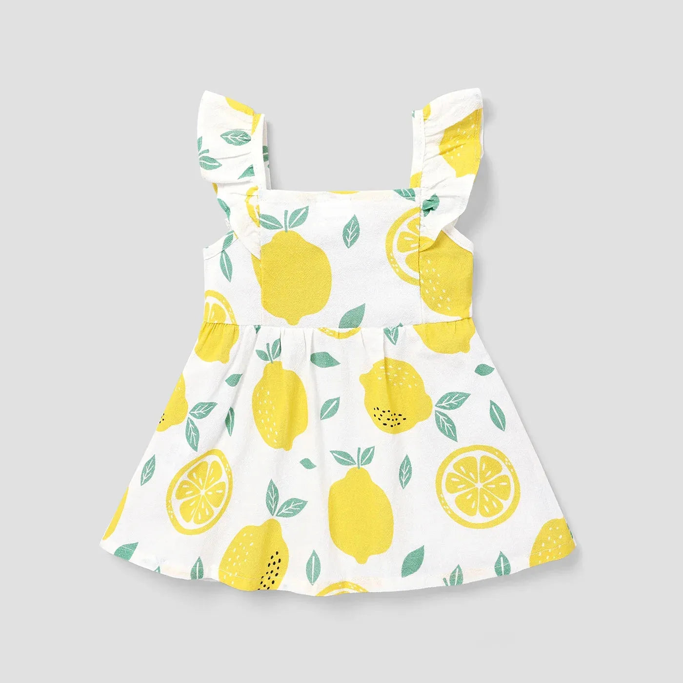 Cotton Gingham Lemon Dress - JAC