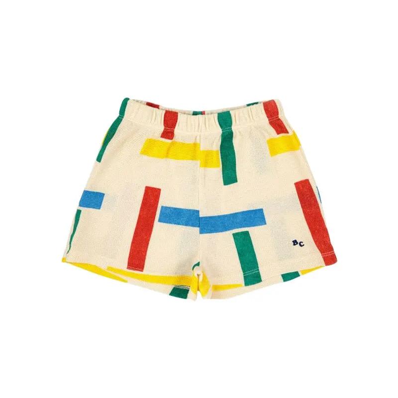 Block Colour Polo Top & Shorts Two Piece Set