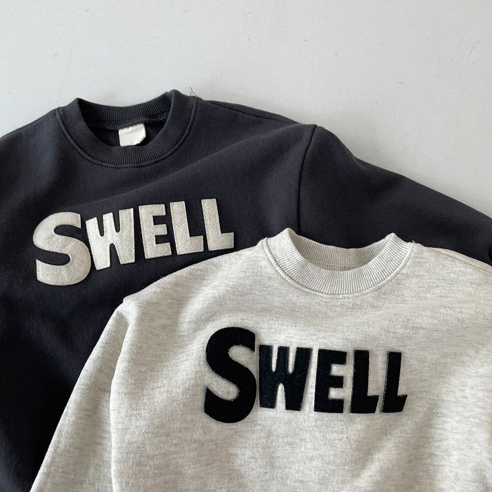 SWELL Grey Sweatshirt & Joggers Set