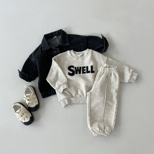 SWELL Grey Sweatshirt & Joggers Set - JAC