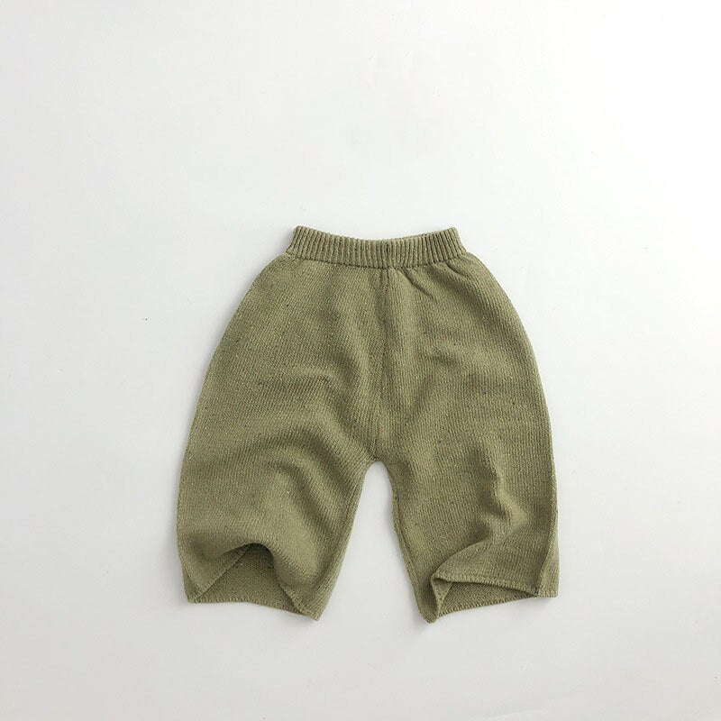 Cable Knit Sweatshirt & Wide Leg Trousers Set