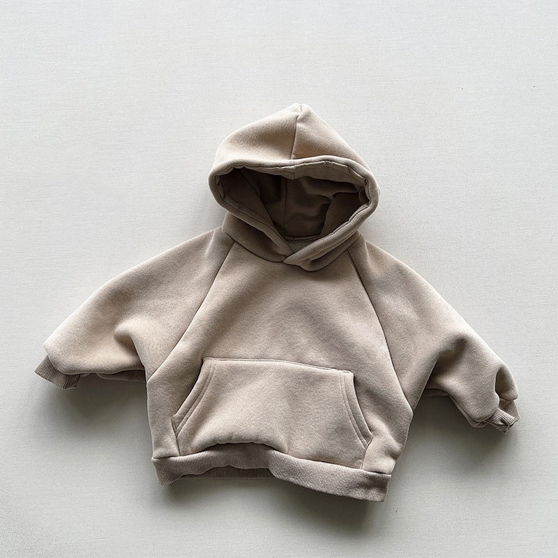Oversized Thick Fleece Hooded Jumper - JAC