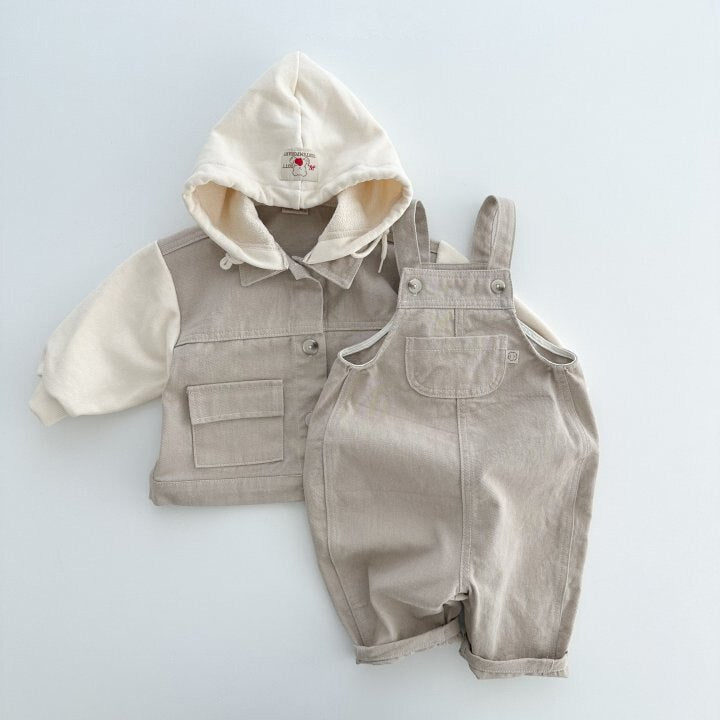 Hooded Jacket & Matching Dungarees