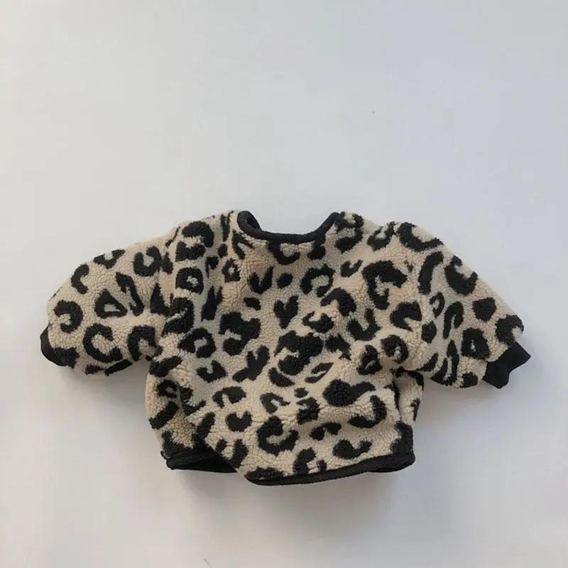 Leopard Print Fleece Jacket - JAC