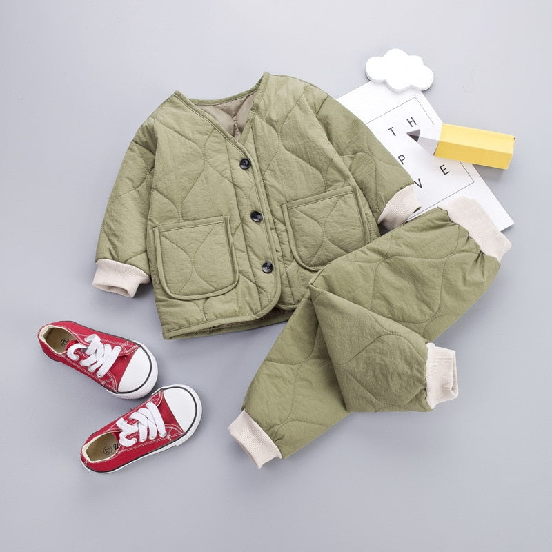 Quilted Jacket & Joggers Set - JAC