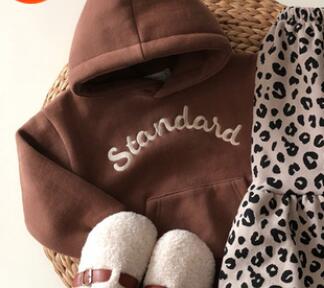 Letter Embroidery Hooded Jumper Sweatshirts - JAC