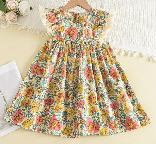 Sleeveless Floral Dress - JAC