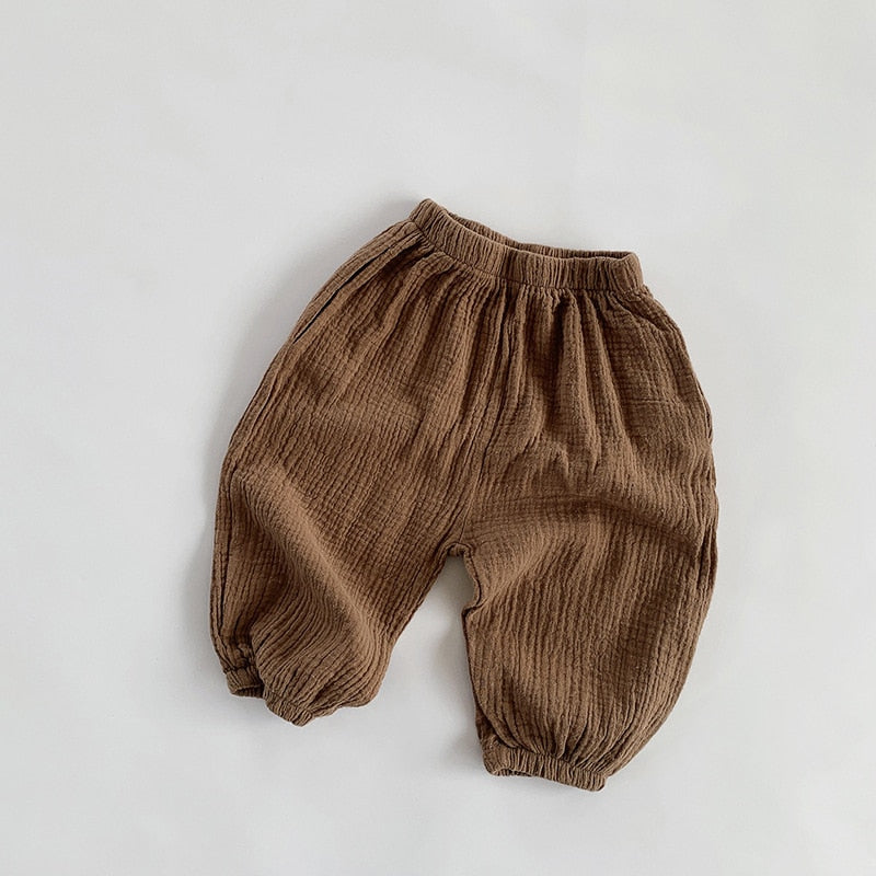 Cotton Baggy Trousers