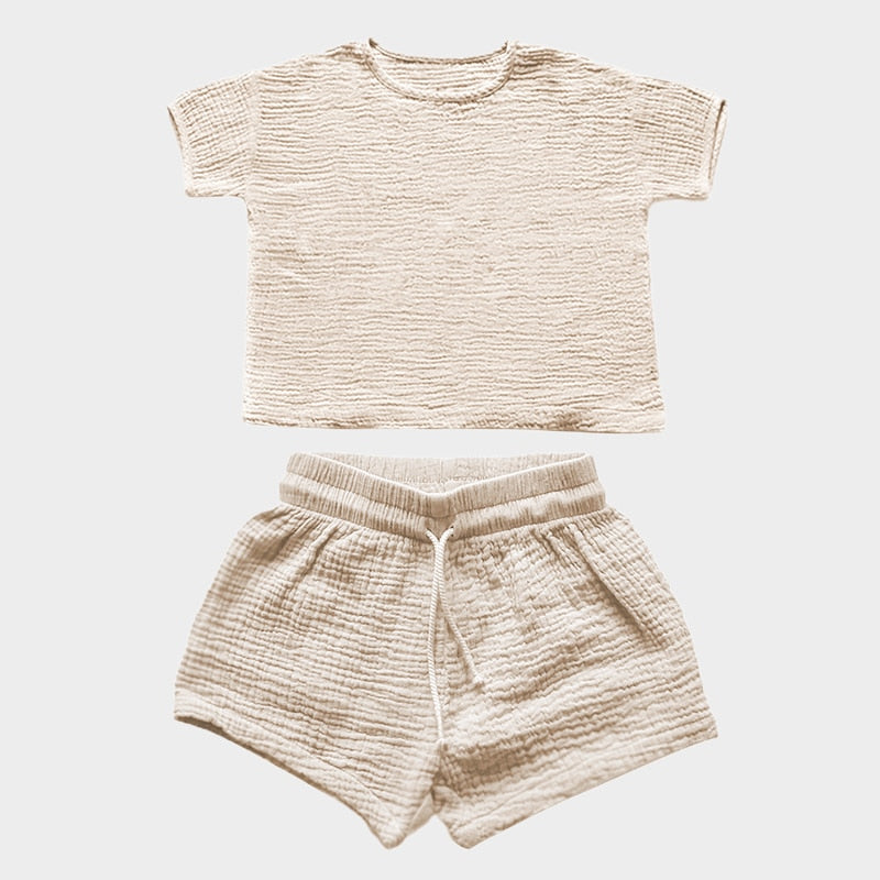 Kids Unisex Baggy T-Shirt & Shorts Co-ord Two Piece Set