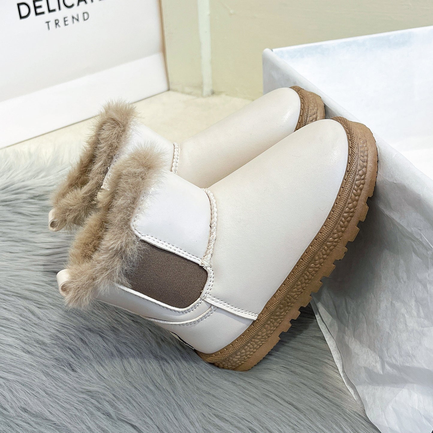 Fur Lined Ankle Boots