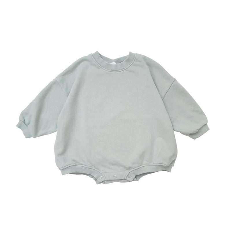 Unisex Cotton Oversized Sweatshirt Romper