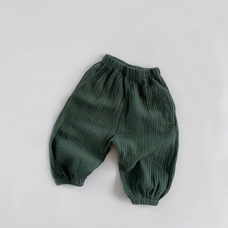 Cotton Baggy Trousers