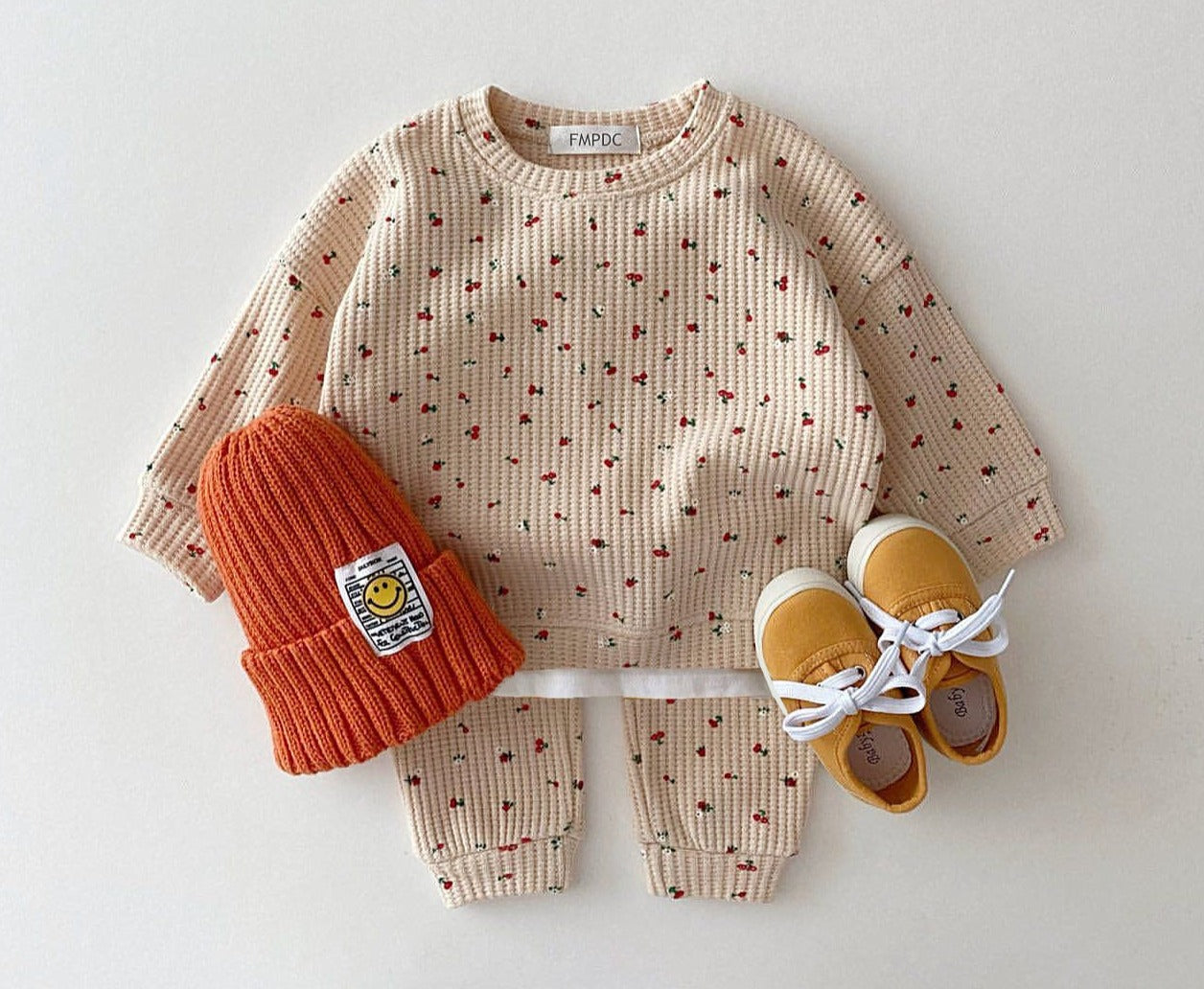 Fruit Print Sweater & Joggers Set