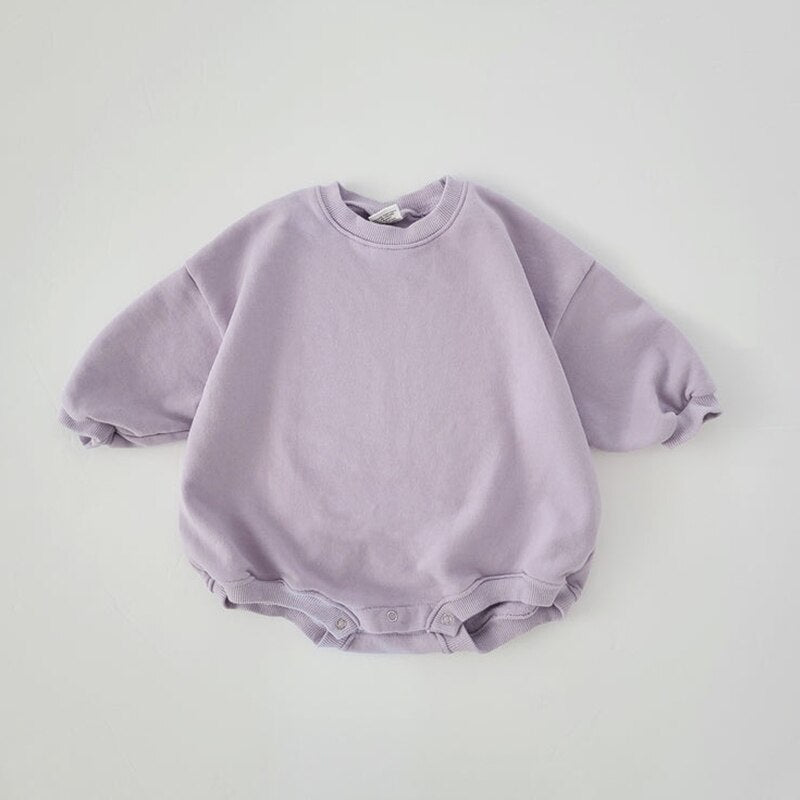 Unisex Cotton Oversized Sweatshirt Romper