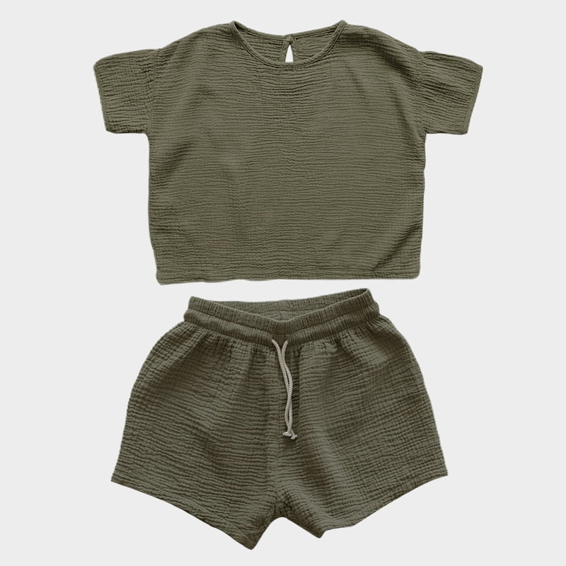 Kids Unisex Baggy T-Shirt & Shorts Co-ord Two Piece Set - JAC