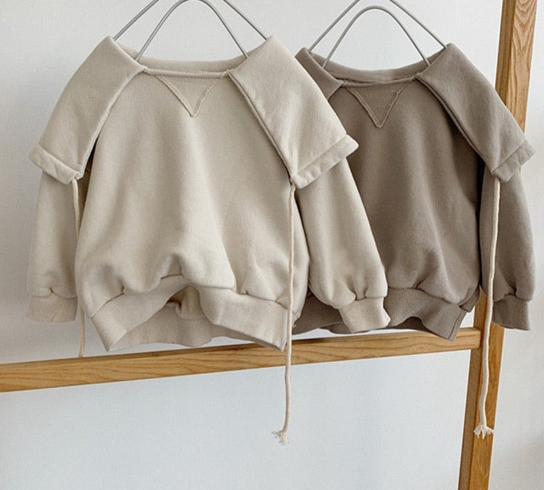 Girls Drawstring Jumper With Padded Shoulders - JAC
